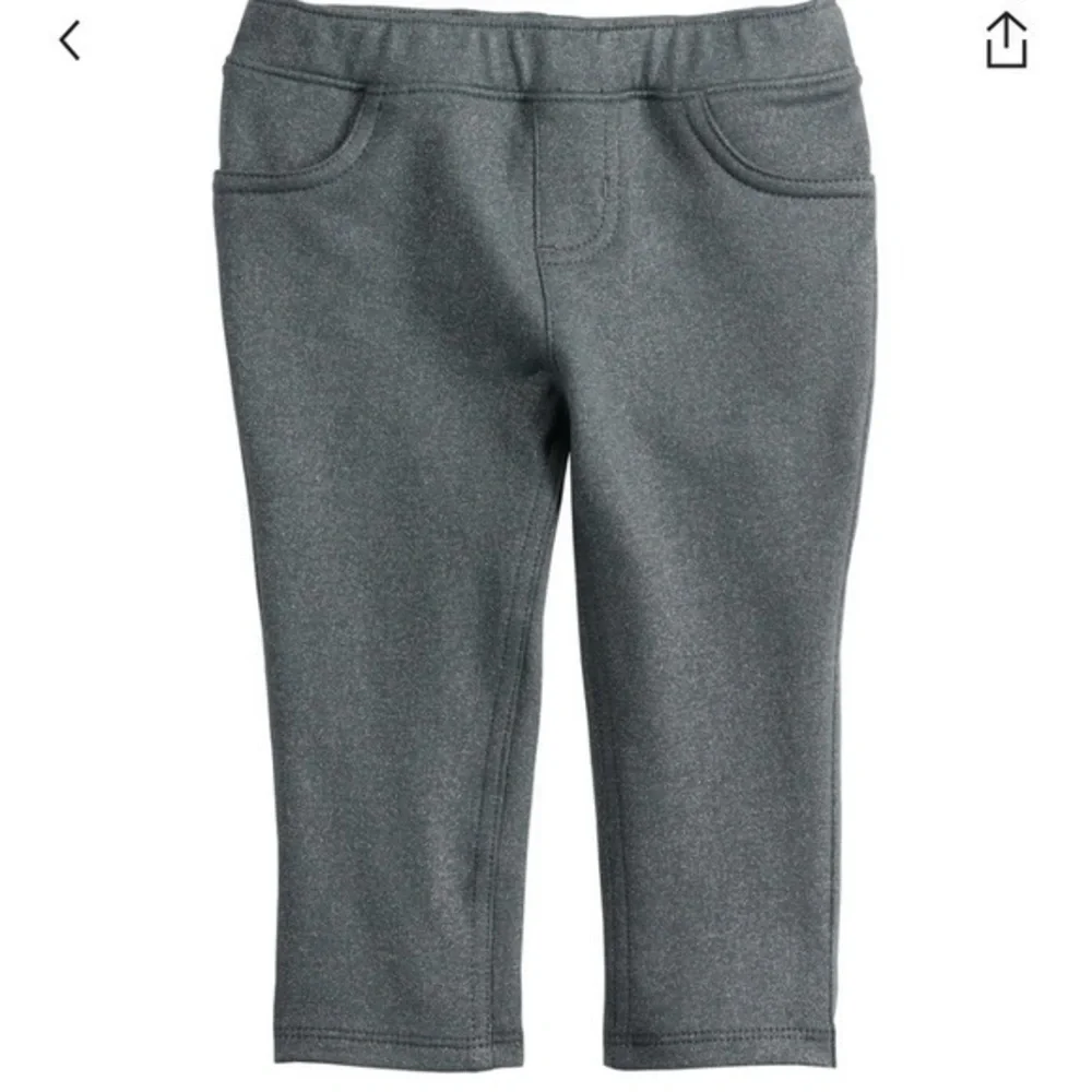 euc children's place skinny uniform cotton stretch pants cozy warm